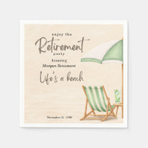 Zomerstrand Elegante Groene Stoelen Pensioenfeest