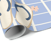 Zomerstrand Essentials Patroon (1) Cadeaupapier (Rol Hoek)
