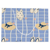 Zomerstrand Essentials Patroon (1) Groot Cadeauzakje (Achterkant)