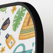 Zomerstrand Essentials Patroon (1) Pickleball Paddle (Links Detail)