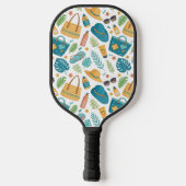 Zomerstrand Essentials Patroon (1) Pickleball Paddle (Achterkant)