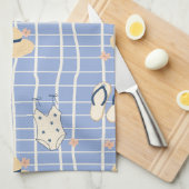 Zomerstrand Essentials Patroon (1) Theedoek (Quarter Fold)