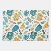 Zomerstrand Essentials Patroon (1) Theedoek (Horizontaal)