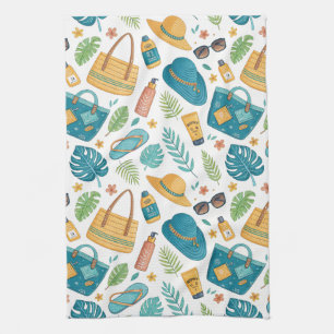 Zomerstrand Essentials Patroon (1) Theedoek