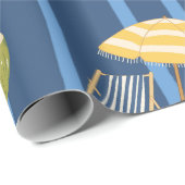 Zomerstrand Essentials Patroon (2) Cadeaupapier (Rol Hoek)