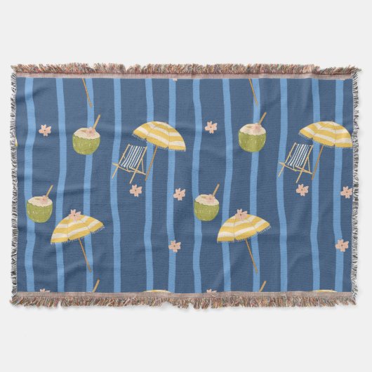 Zomerstrand Essentials Patroon (2) Deken (Voorkant)