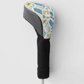 Zomerstrand Essentials Patroon (2) Golfheadcover (Schuin)