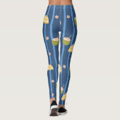 Zomerstrand Essentials Patroon (2) Leggings (Achterkant)