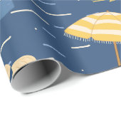 Zomerstrand Essentials Patroon (3) Cadeaupapier (Rol Hoek)