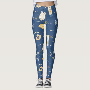 Zomerstrand Essentials Patroon (4) Leggings