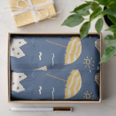 Zomerstrand Essentials Patroon (4) Tissuepapier (Geschenk)