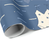 Zomerstrand Essentials Patroon (5) Cadeaupapier (Rol Hoek)