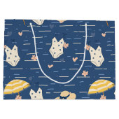 Zomerstrand Essentials Patroon (5) Groot Cadeauzakje (Achterkant)