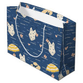 Zomerstrand Essentials Patroon (5) Groot Cadeauzakje (Achterkant Gekanteld)