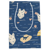Zomerstrand Essentials Patroon (5) Medium Cadeauzakje (Voorkant)