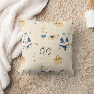 Zomerstrand Essentials Patroon (8) Kussen