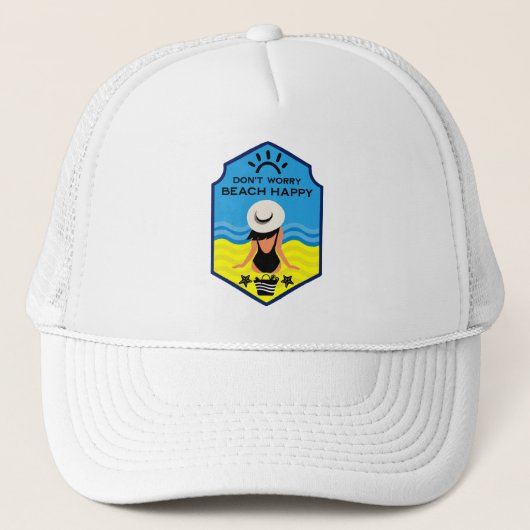 Zomerstrand Essentiële Cadeau Trucker Pet (Voorkant)