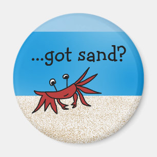 zomerstrand, ...Heb je zand? Magneet
