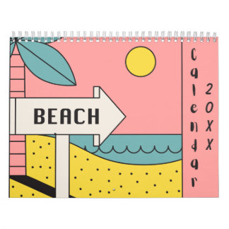 Zomerstrand kalender