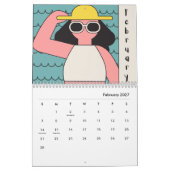 Zomerstrand kalender (Feb 2027)