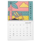Zomerstrand kalender (Jan 2027)