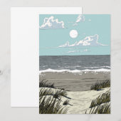Zomerstrand Locatie Kaart (Voorkant / Achterkant)