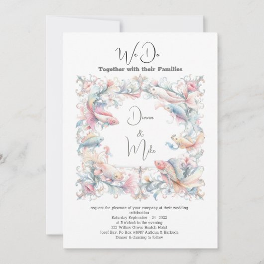 Zomerstrand, met details, kaart (Voorkant)