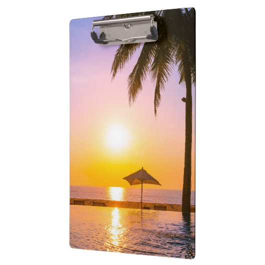 Zomerstrand met Zee Klembord (Links)