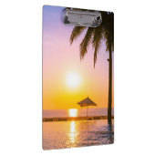 Zomerstrand met Zee Klembord (Rechts)