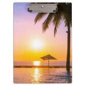 Zomerstrand met Zee Klembord (Voorkant)