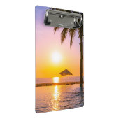 Zomerstrand met Zee Mini Klembord (Schuin)