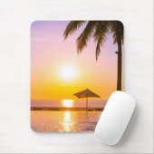 Zomerstrand met Zee Muismat (Met muis)