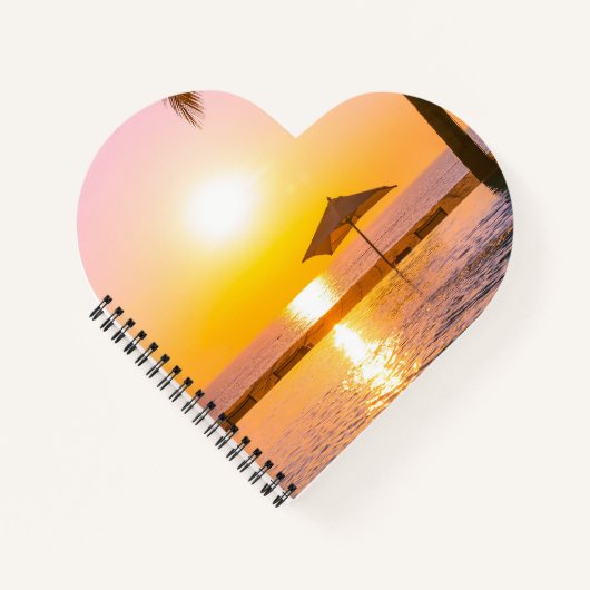 Zomerstrand met Zee Notitieboek (Voorkant)