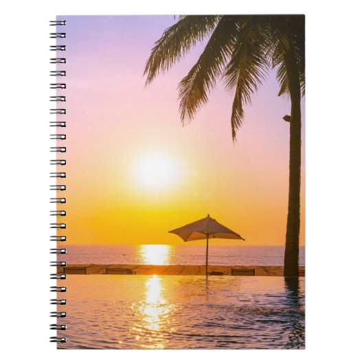 Zomerstrand met Zee Notitieboek (Voorkant)