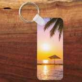 Zomerstrand met Zee Sleutelhanger (Voorkant)
