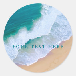 Zomerstrand Moderne minimalistische oceaan Sticker