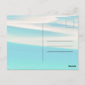 Zomerstrand Oceaan Scene Blauw Bedankt   Briefkaart (Achterkant)