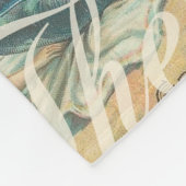 Zomerstrand  octopus antiek zeilen fleece deken (Hoek)