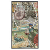 Zomerstrand octopus antiek zeilen klein cadeauzakje (Achterkant)