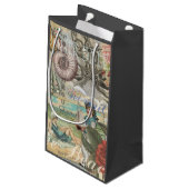 Zomerstrand octopus antiek zeilen klein cadeauzakje (Achterkant Gekanteld)