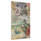 Zomerstrand  octopus antiek zeilen klembord (Rechts)