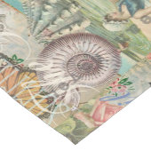 Zomerstrand octopus antiek zeilen korte tafelloper (Hoek)