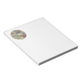 Zomerstrand octopus antiek zeilen notitieblok (Schuin)