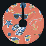 Zomerstrand: Ontspannend naadloos patroon. Kerstboom Rok<br><div class="desc">patroon zomerstrand Zomer's lied echo's in het strandpatroon. Zonovergoten paradijsdansen in dit levendige decor. Zomer strandvreugde in levendig patroon. Zon,  zee en ontspanning in alle opzichten. Patroon,  Zomer,  Zon,  Achtergrond,  Illustratie,  Decor,  Strand,  Reizen,  natuur,  zee,  Sterren,  Naadloos,  Blauw,  Oceaan,  Tropisch,  Cocktail,  Vakantie,  Zonnebril,  Vakantie,  Palm</div>