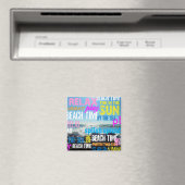 Zomerstrand Pret Tijd Magneet (Insitu (Vaatwasser))