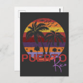  zomerstrand Puerto Rico Briefkaart (Voorkant / Achterkant)