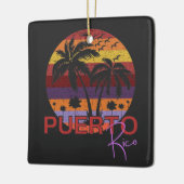  zomerstrand Puerto Rico Keramisch Ornament (Links)