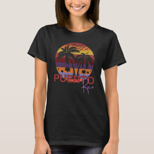  zomerstrand Puerto Rico T-shirt