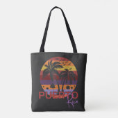  zomerstrand Puerto Rico Tote Bag (Achterkant)