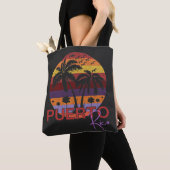 zomerstrand Puerto Rico Tote Bag (Dichtbij)